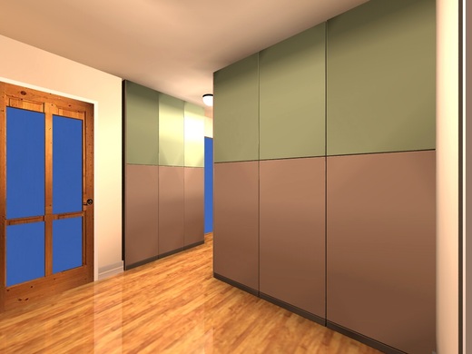 Vizualizace Vestavné skříně